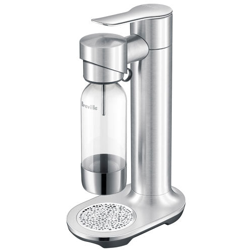Breville Brushed Stainless Steel InFizz Aqua Soda Maker Without CO2 Cylinder