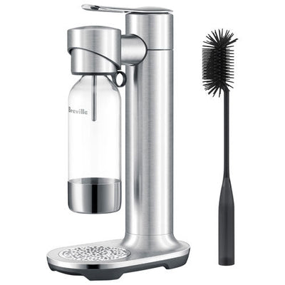 Breville Brushed Stainless Steel InFizz Aqua Soda Maker Without CO2 Cylinder