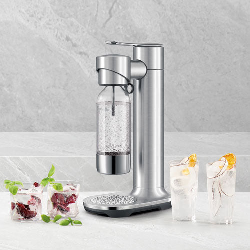 Breville Brushed Stainless Steel InFizz Aqua Soda Maker Without CO2 Cylinder