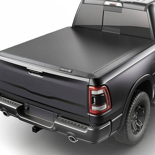 YITAMOTOR® Soft Quad Fold 2015-2024 Ford F-150, Styleside 5.5 ft Bed Truck Bed Tonneau Cover