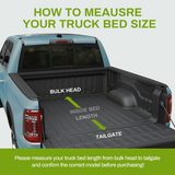 YITAMOTOR® 2015-2024 Ford F-150 F150 (Excl. Raptor Series) 6.5ft Soft Tri-fold Truck Bed Tonneau Cover
