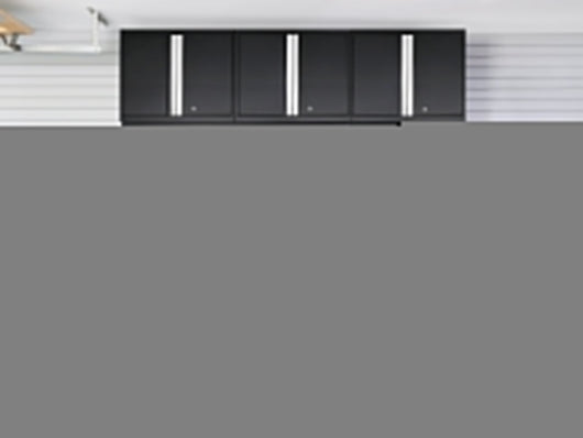 Pro Series 6 Piece Cabinet Set with Base, Wall Cabinet, Locker and Utility Cart