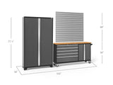 Bold Series 2 Piece Cabinet Set with Project Center and 42 in. Locker