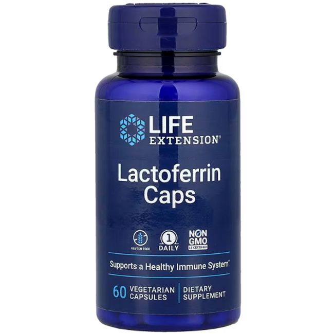 Lactoferrin (60 Capsules) – Life Extension | SupplyNest Canada