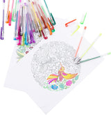 Exerz 60pcs Colour Gel Pen Set in a PVC Bucket