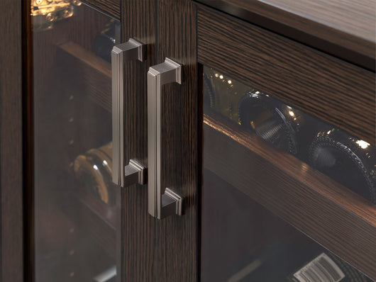 Home Wet Bar 13 Piece Cabinet Set with Wall, Wide Display, Sink Cabinet, Sink, Faucet and Melamine Countertop - 21 in.