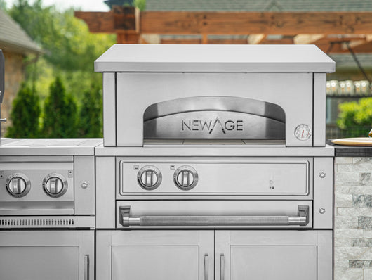 Outdoor Kitchen Platinum 33 in. Built-In Pizza Oven