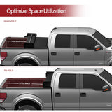 YITAMOTOR® Soft Quad Fold 2015-2024 Ford F-150, Styleside 5.5 ft Bed Truck Bed Tonneau Cover
