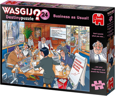 WASGIJ Destiny Puzzle 24: Business as Usual - 1000 Piece Jigsaw Puzzle