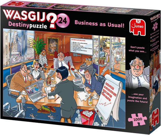 WASGIJ Destiny Puzzle 24: Business as Usual - 1000 Piece Jigsaw Puzzle
