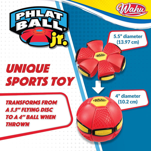 WAHU Phlat Ball Junior ,Transforms from Disc to Ball Kids Outdoor Toy Ages 5+