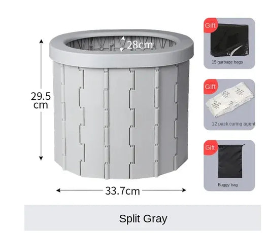 Portable Camping Toilet Foldable and Compact
