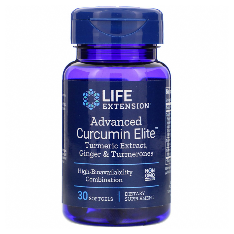 Advanced Curcumin Elite with Ginger & Turmerones (30 Softgels)