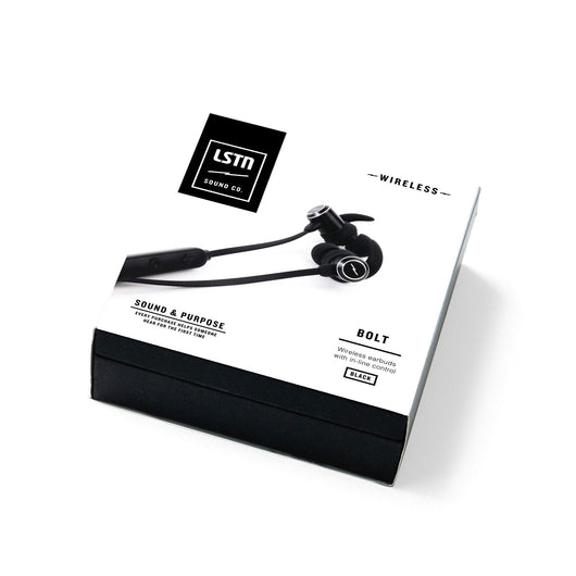 Bolt Wireless Earbuds - Black