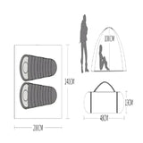 4 Season 2 Person Tent