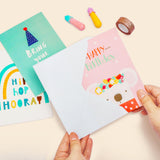 ARTME 24 Assorted Birthday Cards Multipack -12 Designs x 2