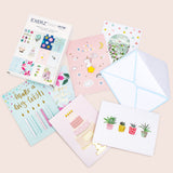 ARTME 12 Assorted Greeting Cards Multipack All Occasions - Handmade - Birthday, Thank You, Mother’s Day, Blank