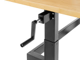 56 in. Manual Adjustable Height Worktable