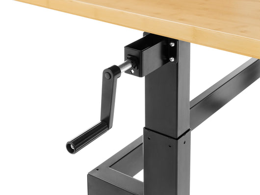 56 in. Manual Adjustable Height Worktable