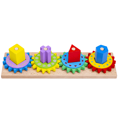 Wooden Gear Puzzle - Kids Puzzle Board