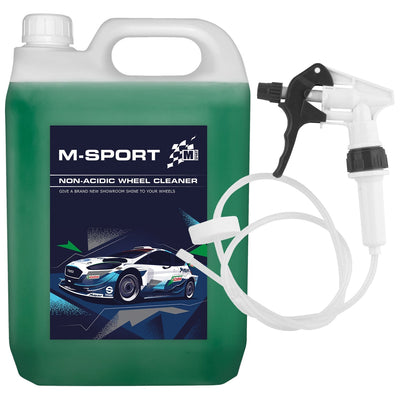 M-Sport Non-Acidic Wheel Cleaner 5L with Long Hose Trigger