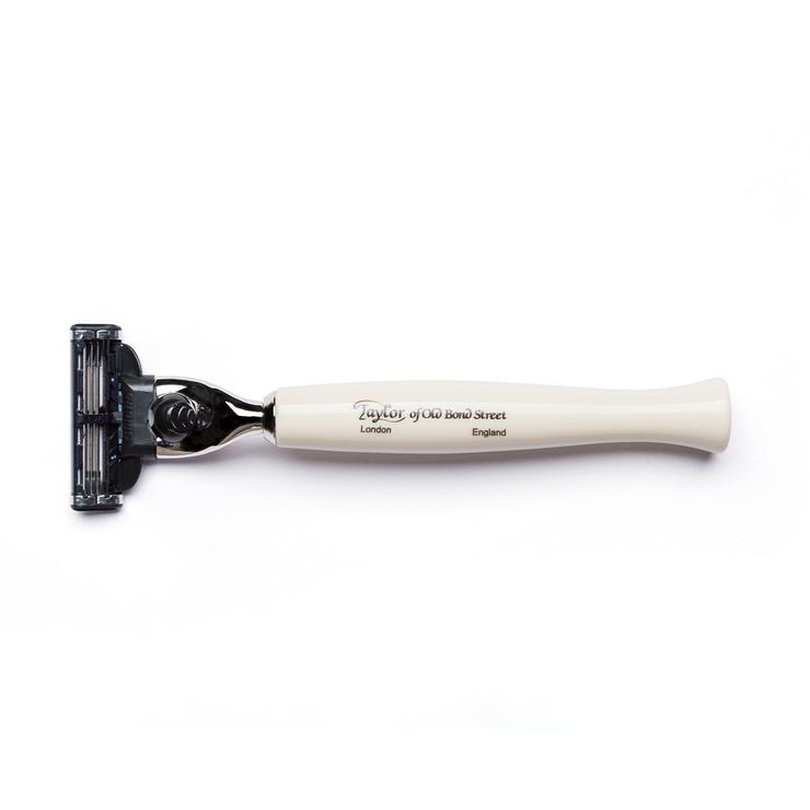 Taylor of Old Bond Street Regular Mach3 Razor with Imitation Ivory Handle