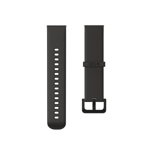 Black Silicone Wyze Watch Straps