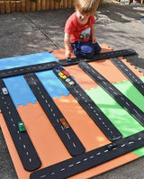 Outdoor Chalkboard Roadways (8Pk)