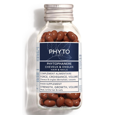 PHYTO 120 Capsules Phytophanere Hair and Nail Supplement, 2 Months Supply