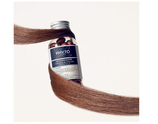 PHYTO 2x120 Capsules Phytophanere Hair and Nail Supplement, 4 Months Supply