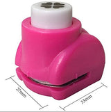 EXERZ Paper Punch Set 14pcs Art & Craft in a Storage Box - Pink