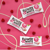 Flower & White - Meringue Bar - Raspberry Crumble