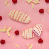 Flower & White - Meringue Bar - Raspberry Crumble