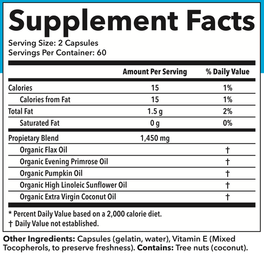 Whole Plant Omegas (120 Capsules)