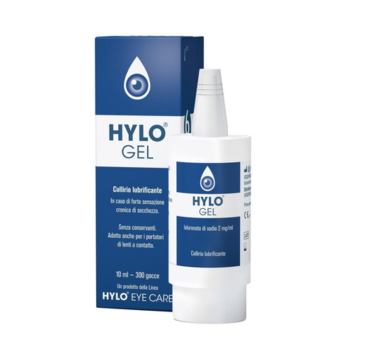 Hylo Gel Eye Drops 10ml – Intensive Lubricating Dry Eye Relief | Preservative-Free Hydrating Eye Gel Drops