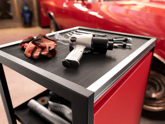 Pro Series 6 Piece Cabinet Set with Base, Wall Cabinet, Locker and Utility Cart