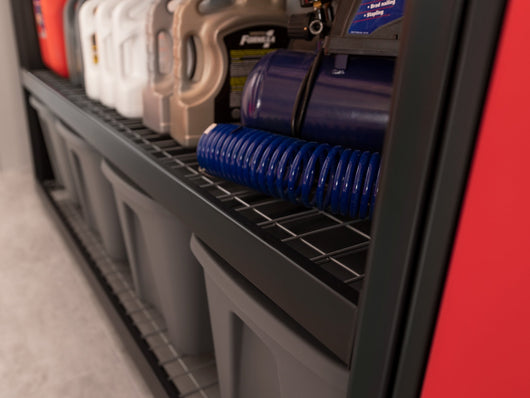 Pro Series 6 Piece Cabinet Set with Base, Wall Cabinet, Locker and Utility Cart