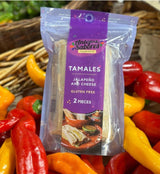 Antojos y Sabores, Tamal Jalapeno and Cheese, 2 units