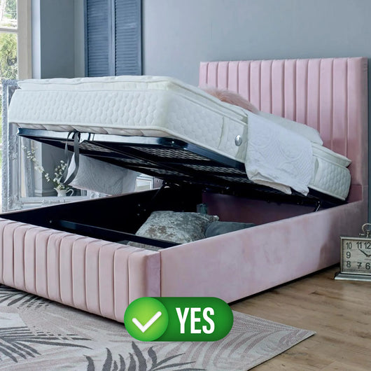 Athens Bed with Ottoman Storage Option