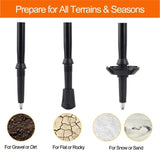 Aluminium Folding Hiking Sticks