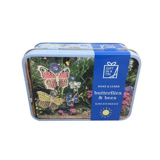 Butterflies & Bees Suncatcher Kit Gifts in a Tin