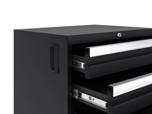 Bold Series 6 Piece Cabinet Set with Tool, Base, Wall Cabinets and 30 in. Locker