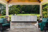 Outdoor Kitchen Stainless Steel 2 Piece Cabinet Set with 3-Drawer Cabinet and 2-Door Cabinet
