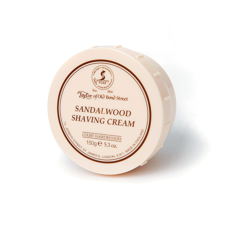 Sandalwood Shaving Cream Bowl 150g | SupplyNest Canada