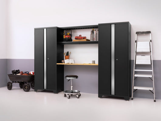 Bold Series 6 Piece Cabinet Set with Tool, Base, Wall Cabinets and 30 in. Locker