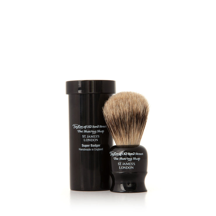 Travel Super Badger Shaving Brush in Case – Taylor Old Bond St | SupplyNest Canada