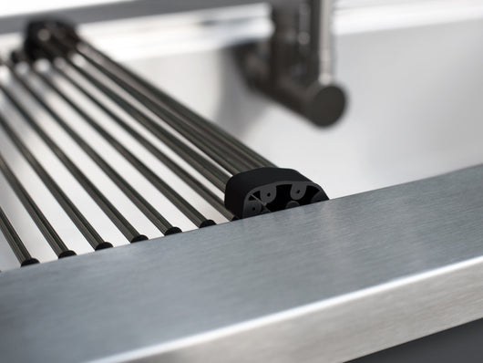 Outdoor Kitchen Aluminum Sink Cabinet - Slate Gray