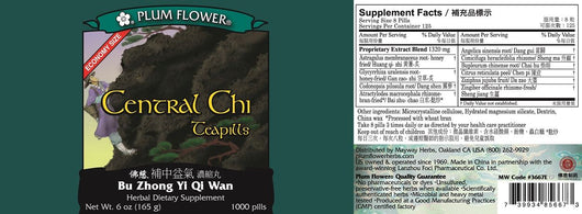 Central Chi Teapills (Bu Zhong Yi Qi Wan)