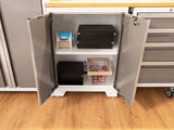Bold Series 9 Piece Cabinet Set with 2 Base, Tool, Wall Cabinets and 30 in. Lockers